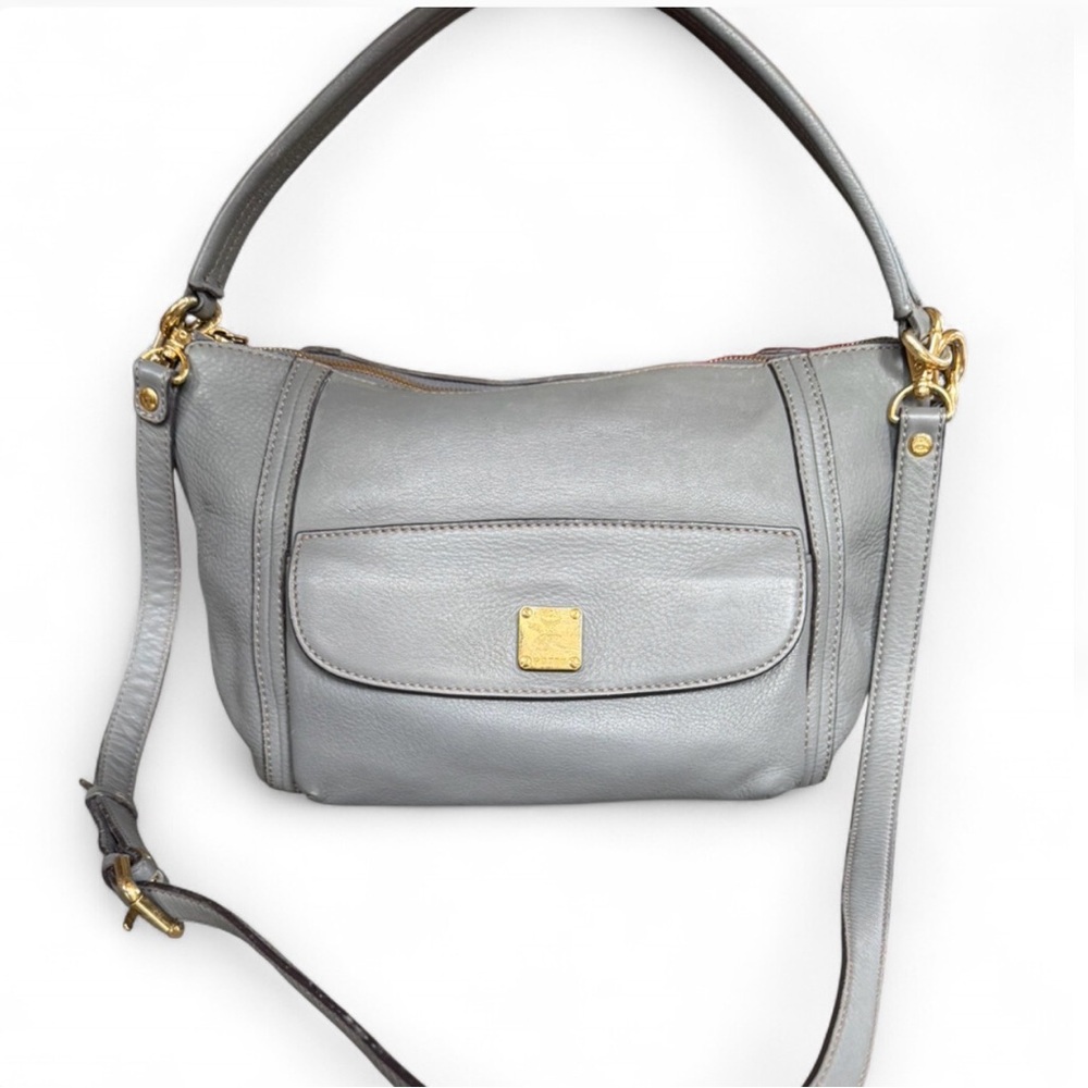 MCM Pebbled Leather Hobo / Shoulder Two Way Bag - Picture 3 of 15